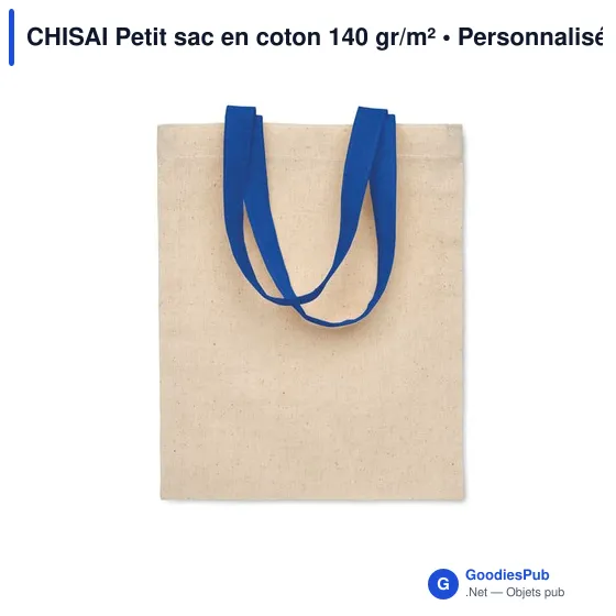 CHISAI Petit sac en coton 140 gr/m² - Image 3