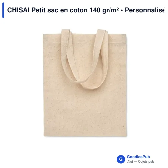 CHISAI Petit sac en coton 140 gr/m² - Image 5