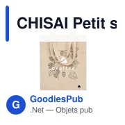 CHISAI Petit sac en coton 140 gr/m² - Miniature 7