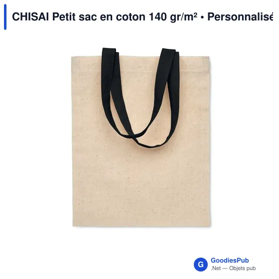 CHISAI Petit sac en coton 140 gr/m² - Image 9