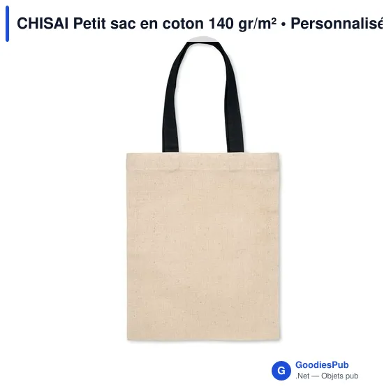 CHISAI Petit sac en coton 140 gr/m² - Image 10