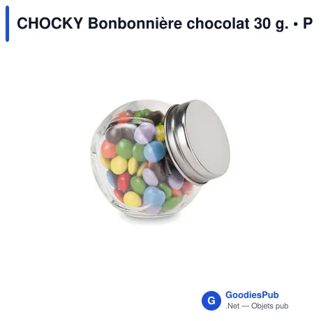 CHOCKY Bonbonnière chocolat 30 g.