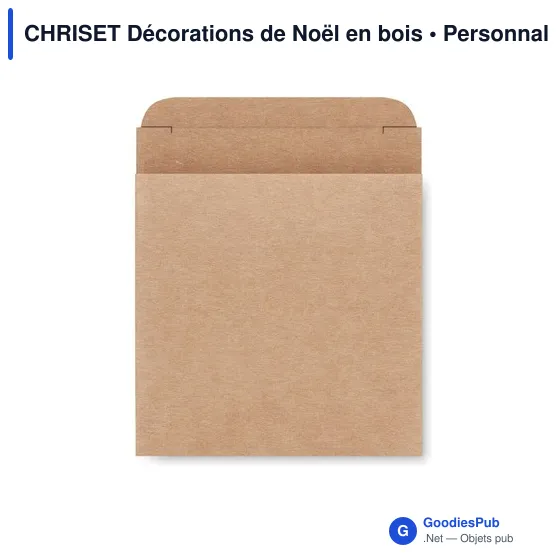 CHRISET Décorations de Noël en bois - Image 4