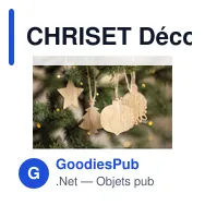 CHRISET Décorations de Noël en bois - Miniature 6