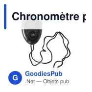 Chronomètre personnalisable Melitta avec logo pour événements sportifs - Miniature 2