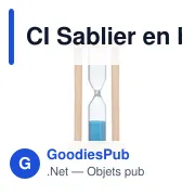 CI Sablier en bois 3 minutes - Miniature 3