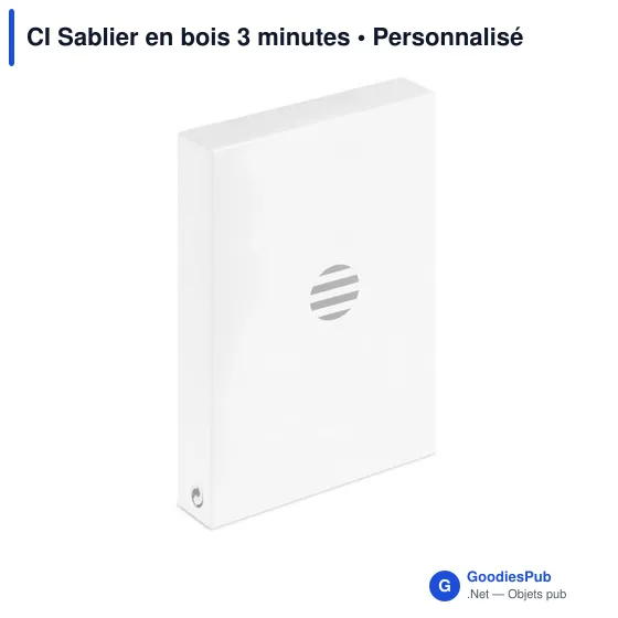CI Sablier en bois 3 minutes - Image 4