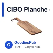 CIBO Planche de service en acacia - Miniature 1