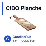 CIBO Planche de service en acacia - Miniature 3
