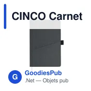 CINCO Carnet A5 en PU avec pochette - Miniature 11