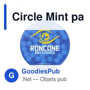 Pastilles à la menthe personnalisables en boîte distributrice - Circle Mintavec logo - Miniature 3