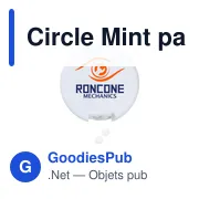 Pastilles à la menthe personnalisables en boîte distributrice - Circle Mintavec logo - Miniature 4