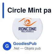 Pastilles à la menthe personnalisables en boîte distributrice - Circle Mintavec logo - Miniature 6