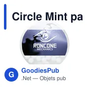 Pastilles à la menthe personnalisables en boîte distributrice - Circle Mintavec logo - Miniature 8