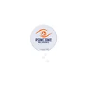 Variante blanc - Pastilles à la menthe personnalisables en boîte distributrice - Circle Mintavec logo