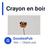 Crayon en bois personnalisable en forme d'animal avec logo - Miniature 11
