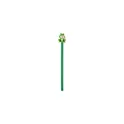 Variante vert - Crayon en bois personnalisable en forme d'animal avec logo