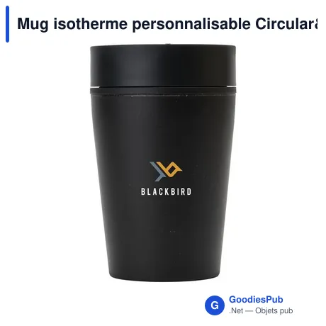 Mug isotherme personnalisable Circular&Co. avec logo