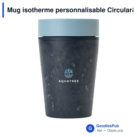Mug isotherme personnalisable Circular&Co. avec logo