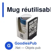 Mug réutilisable personnalisable Circular&Co avec logo - Miniature 11