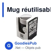 Mug réutilisable personnalisable Circular&Co avec logo - Miniature 3