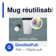 Mug réutilisable personnalisable Circular&Co avec logo - Miniature 5