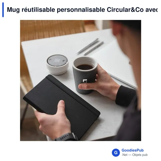 Mug réutilisable personnalisable Circular&Co avec logo - Image 6