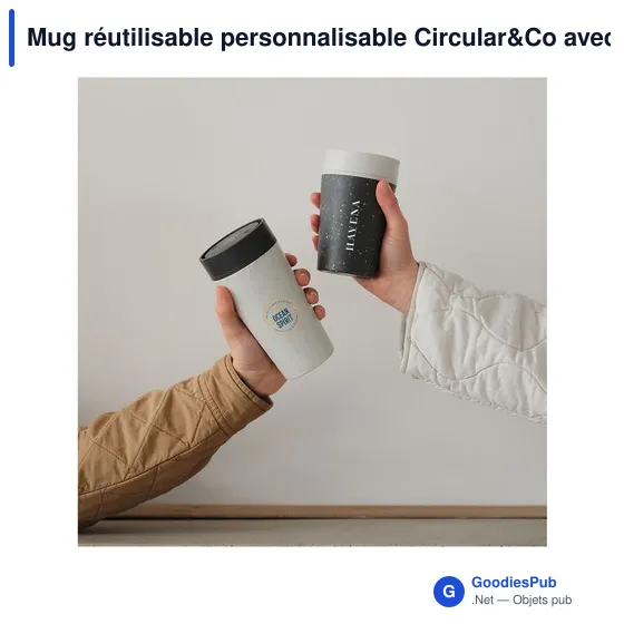 Mug réutilisable personnalisable Circular&Co avec logo - Image 7