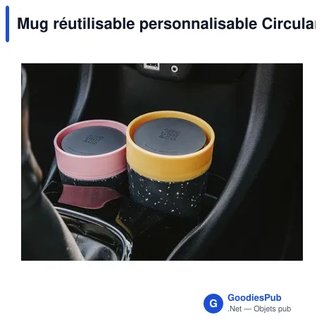Mug réutilisable personnalisable Circular&Co avec logo