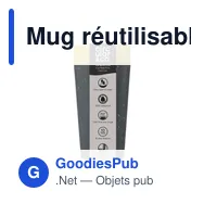 Mug réutilisable personnalisable Circular&Co avec logo - Miniature 2