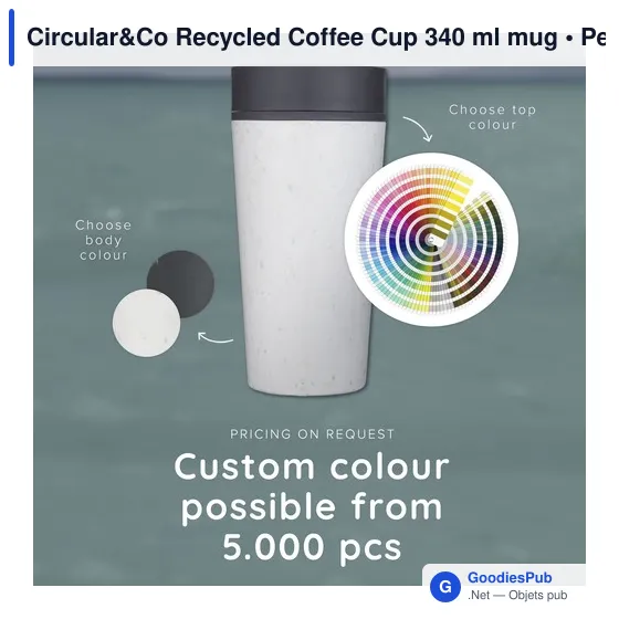 Mug réutilisable personnalisable Circular&Co avec logo - Image 12