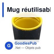 Mug réutilisable personnalisable Circular&Co avec logo - Miniature 4