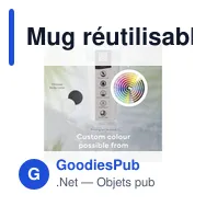 Mug réutilisable personnalisable Circular&Co avec logo - Miniature 5