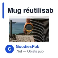 Mug réutilisable personnalisable Circular&Co avec logo - Miniature 6