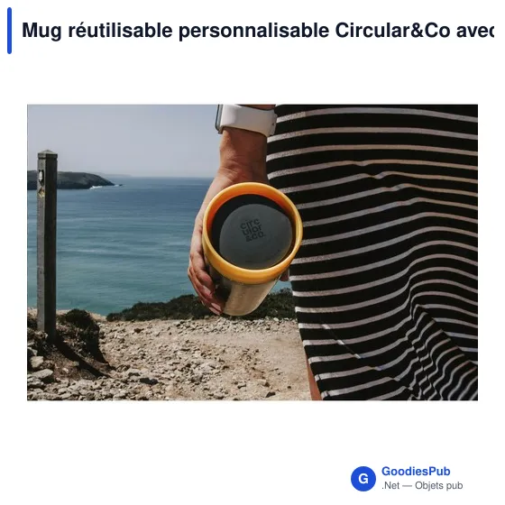 Mug réutilisable personnalisable Circular&Co avec logo - Image 6