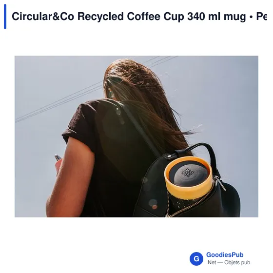 Mug réutilisable personnalisable Circular&Co avec logo - Image 7