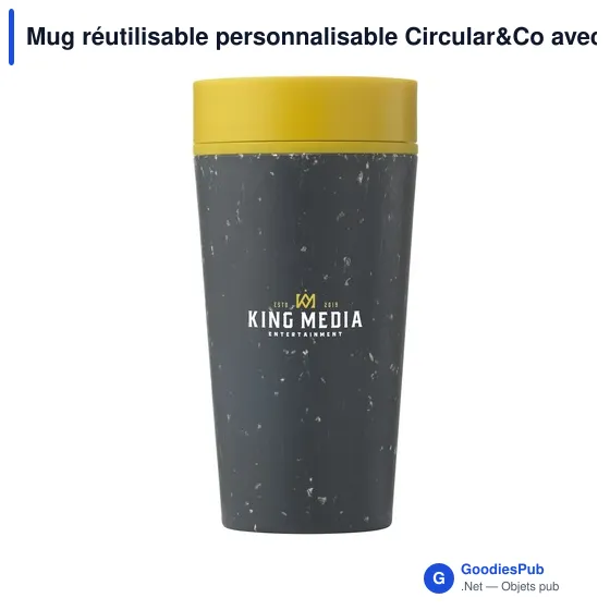 Mug réutilisable personnalisable Circular&Co avec logo - Image 8
