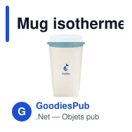 Mug isotherme personnalisable Circular&Co Recycled Now Cup 340 ml avec logo - Miniature 3