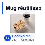 Mug réutilisable personnalisable Circular&Co avec logo - 340 ml - Miniature 5