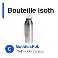 Bouteille isotherme personnalisable Circular&Co 750 ml avec logo - Miniature 1