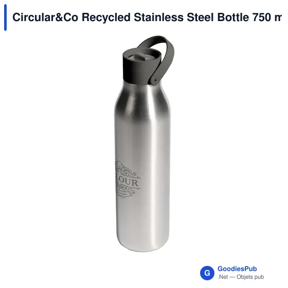 Bouteille isotherme personnalisable Circular&Co 750 ml avec logo - Image 1