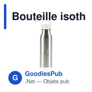 Bouteille isotherme personnalisable Circular&Co 750 ml avec logo - Miniature 2