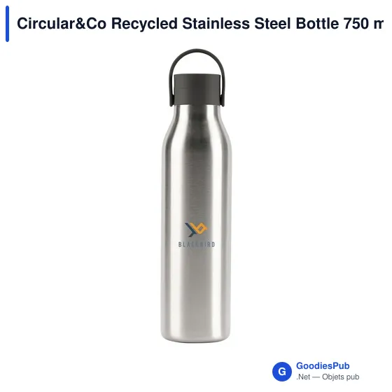 Bouteille isotherme personnalisable Circular&Co 750 ml avec logo - Image 2