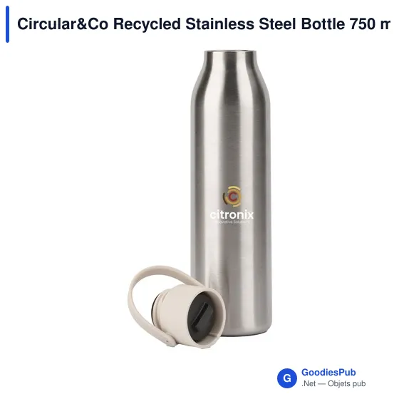 Bouteille isotherme personnalisable Circular&Co 750 ml avec logo - Image 12