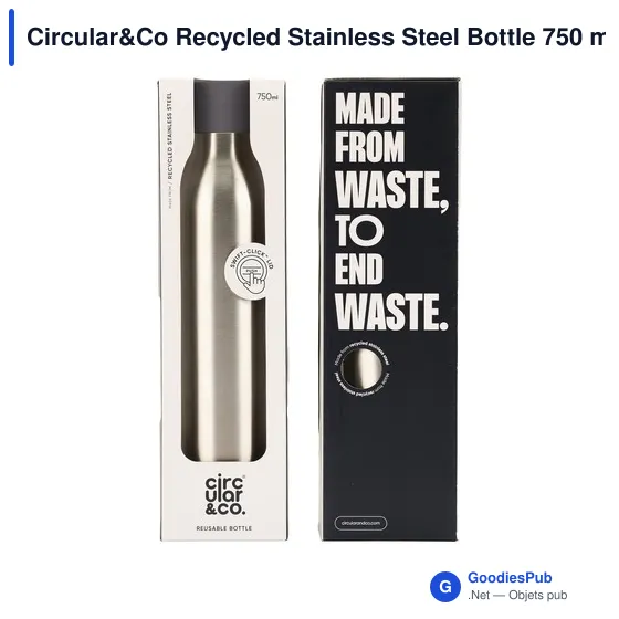 Bouteille isotherme personnalisable Circular&Co 750 ml avec logo - Image 4