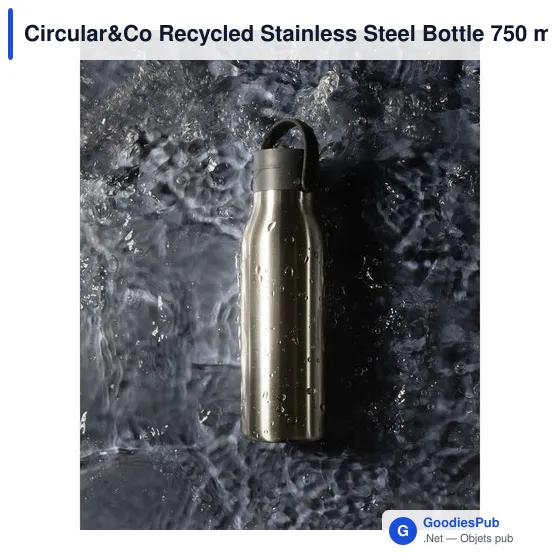 Bouteille isotherme personnalisable Circular&Co 750 ml avec logo - Image 6