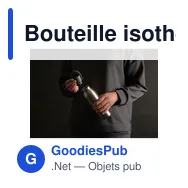 Bouteille isotherme personnalisable Circular&Co 750 ml avec logo - Miniature 8