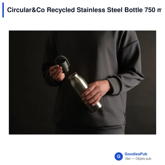 Bouteille isotherme personnalisable Circular&Co 750 ml avec logo - Image 8