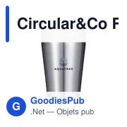 Mug isotherme personnalisable en acier inoxydable recyclé - Circular&Coavec logo - Miniature 6