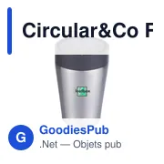 Mug isotherme personnalisable en acier inoxydable recyclé - Circular&Coavec logo - Miniature 7
